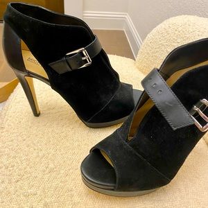Michael Kors Black Suede Heels